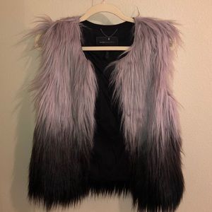 BCBG Fur Vest